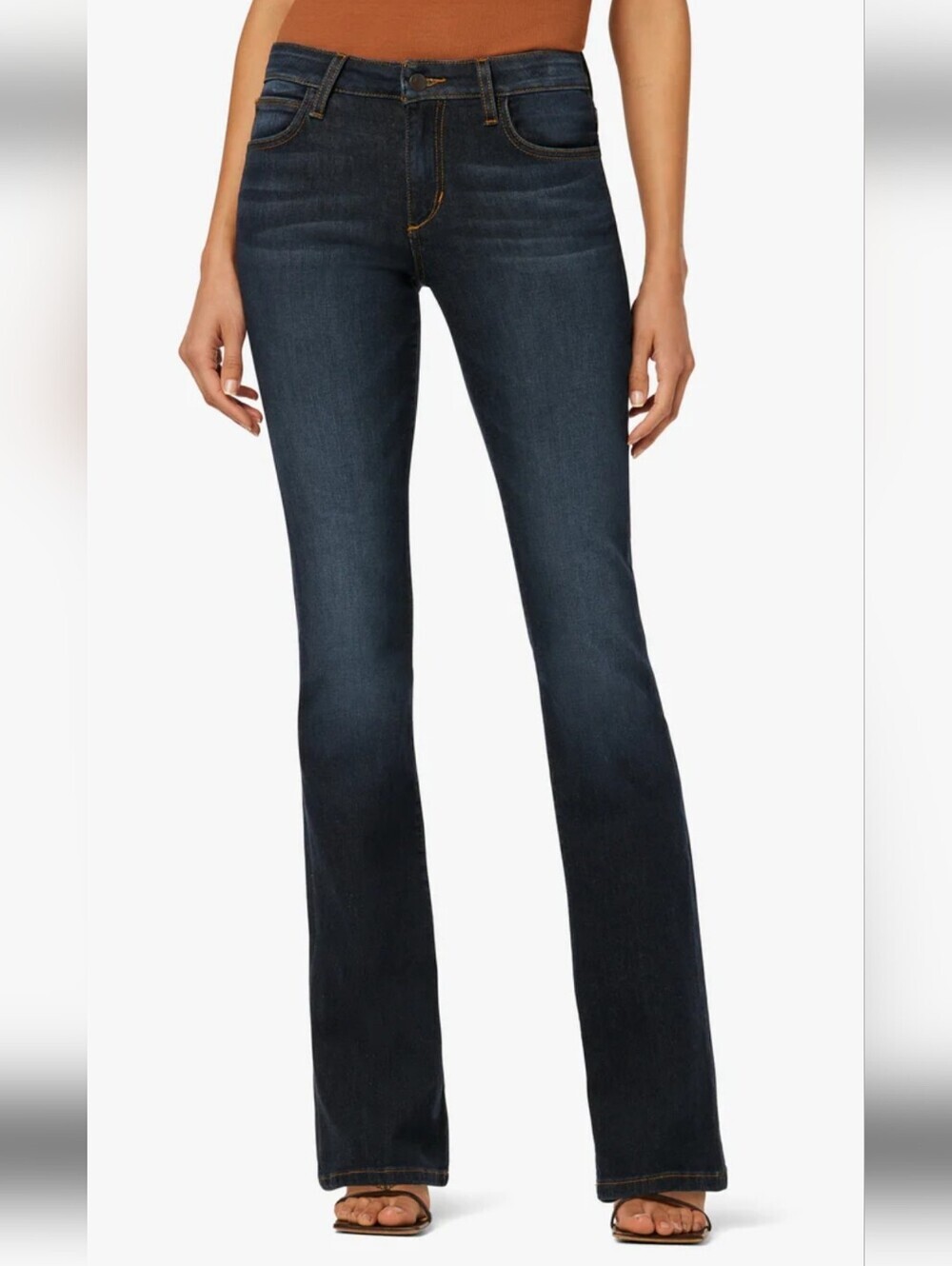 Dark Wash Women's Bootcut Jeans - Navy Blue
